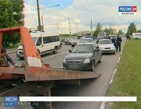 Судебные приставы провели рейд на въезде в Чебоксары Судебные приставы провели рейд на въезде в Чебоксары