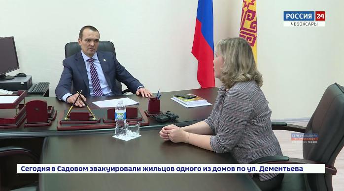 Глава Чувашии провел прием граждан по личным вопросам Глава Чувашии провел прием граждан по личным вопросам