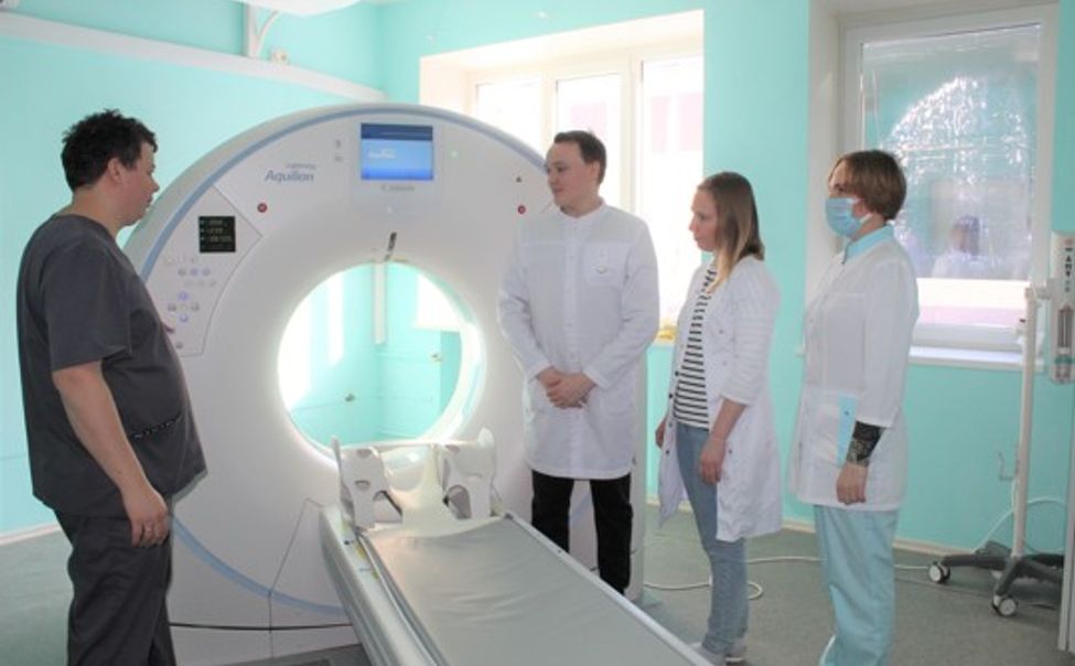 В Чебоксарской районной больнице новый компьютерный томограф