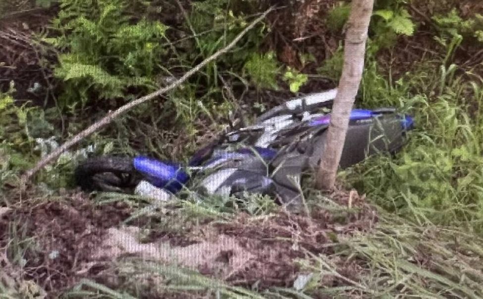В Алатырском округе пьяный водитель мотоцикла вылетел в кювет и врезался в дерево