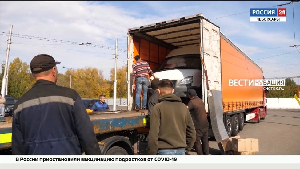 Чувашия отправила батальону "Сура" гуманитарную помощь Чувашия отправила батальону "Сура" гуманитарную помощь