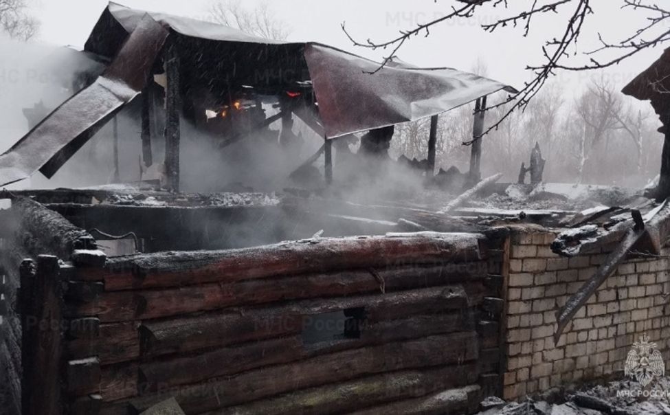 В Мариинско-Посадском округе на месте пожара нашли тело мужчины 