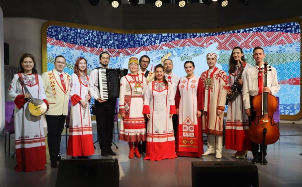 Чувашская академическая симфоническая капелла выступила на выставке-форуме «Россия»