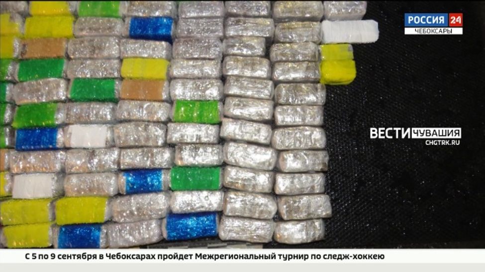 Полицейские задержали жителей Ростовской области, перевозивших через Чувашию около 80 кг гашиша