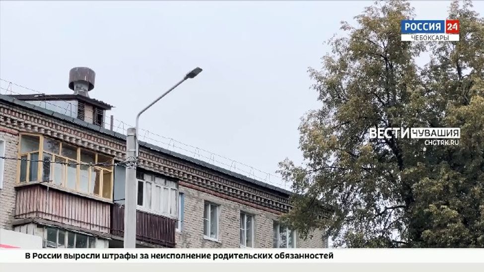 В Чебоксарах продолжается монтаж сетей наружного освещения во дворах