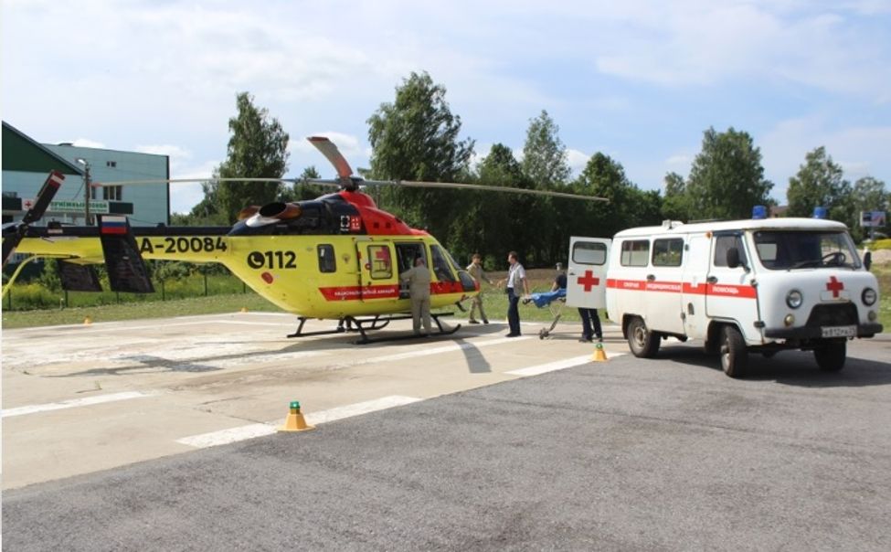 Крылатая "скорая" вылетала в Алатырь трижды за неделю