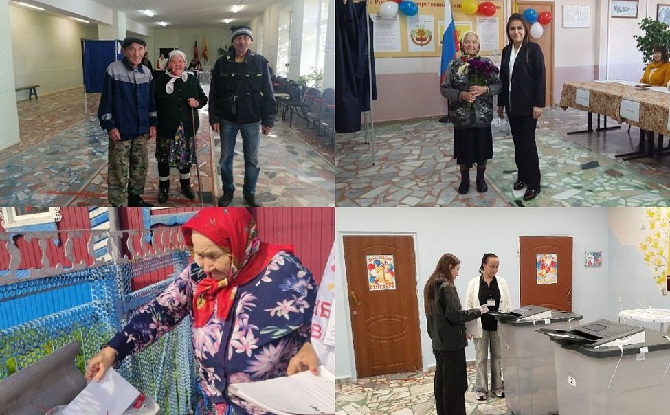 Избиратели старшего поколения и молодежь активно голосуют на выборах в Чувашии
