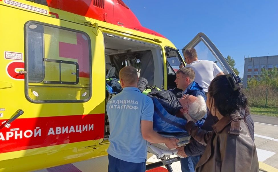 В Чувашии санавиация спасла 28-летнего пациента с инфарктом