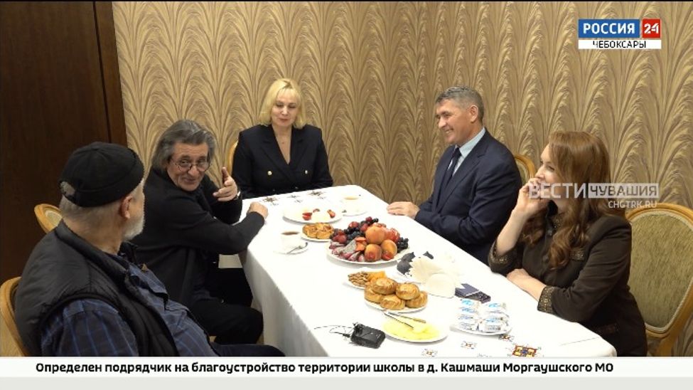 Олег Николаев обсудил с Юрием Башметом сохранение наследия чувашского композитора Андрея Эшпая