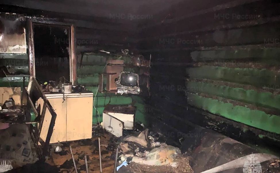 Пожар в Канашском округе унес жизнь 59-летней хозяйки дома