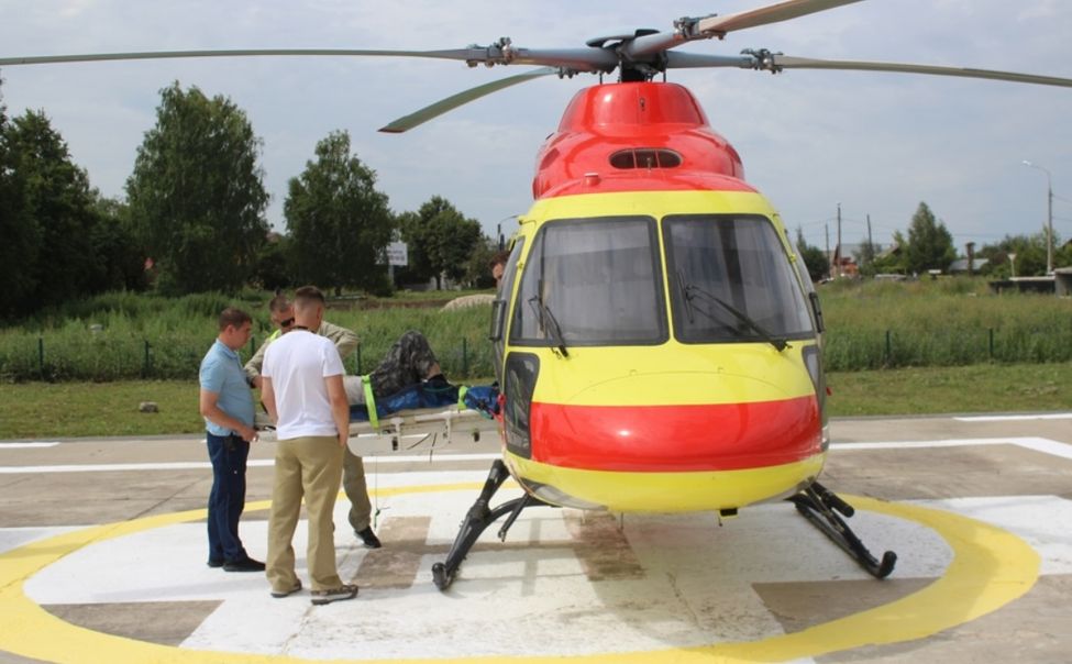 С начала года из Алатыря в Чебоксары санавиация доставила более 30 пациентов