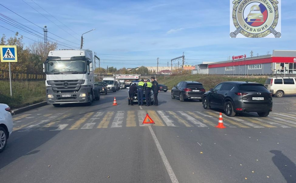 В Канаше в результате ДТП серьезно пострадала 12-летняя девочка