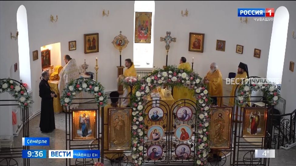 Шупашкар тата Чӑваш митрополичӗ Савватий пилленипе Ҫӗмӗрле хулинче ҫӗнӗ чиркӳ хута кайрӗ