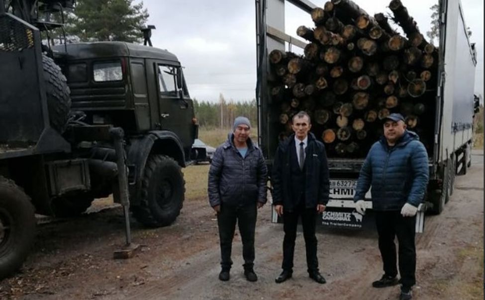 Лесничества Чувашии направили в зону СВО 55 кубов лесоматериала