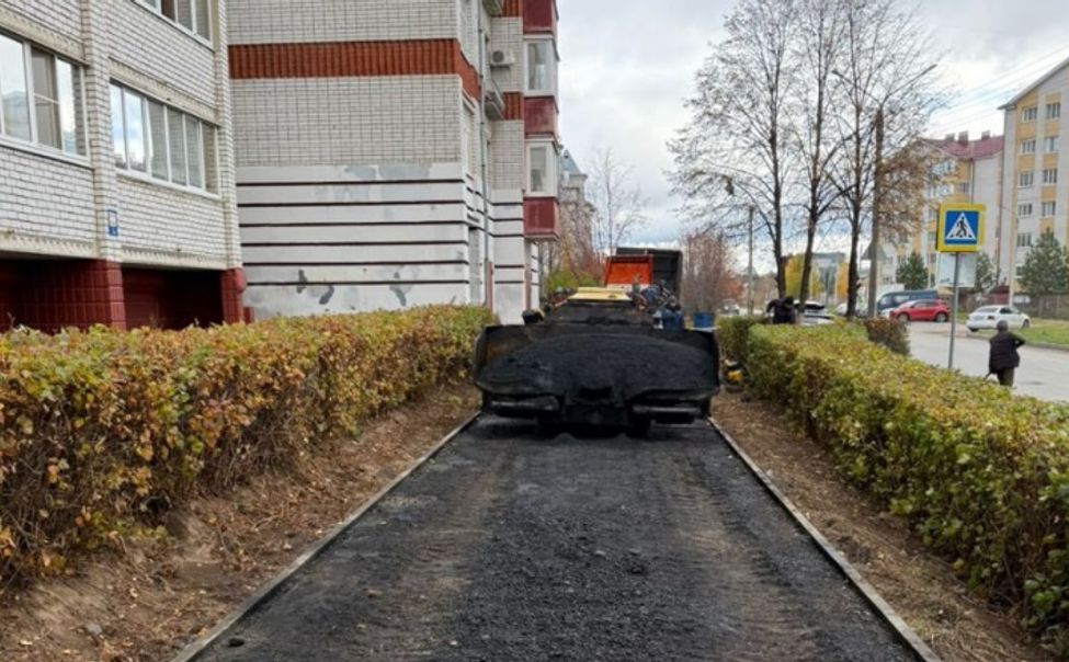 В Новочебоксарске подрядчиков "подгоняют" с темпами ремонта тротуаров