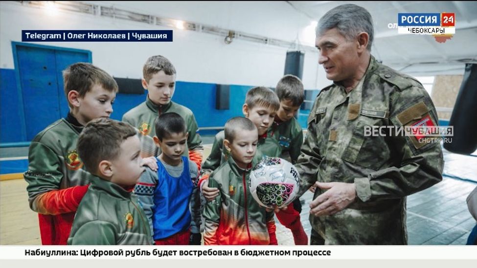 Глава Чувашии работает в Запорожской области