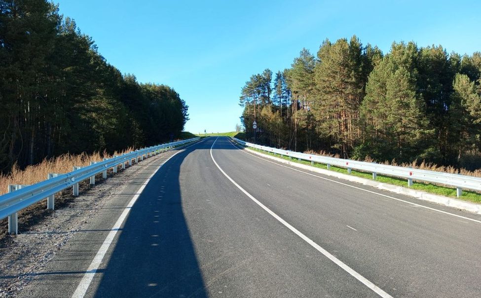 По нацпроекту досрочно отремонтировали дорогу между Моргаушским и Ядринским округами