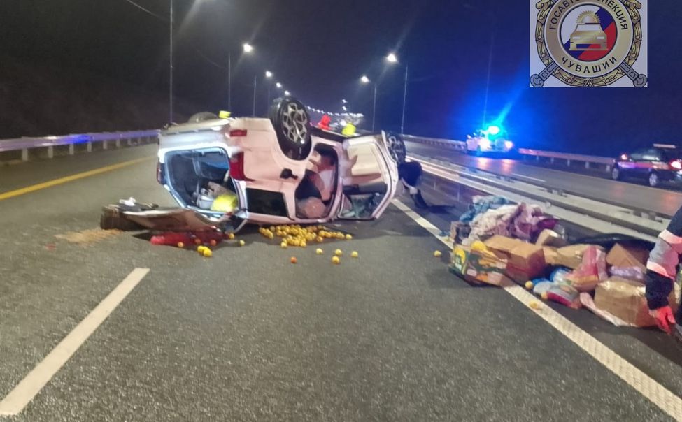 В результате ДТП в Ибресинском округе пострадали трое, включая ребенка