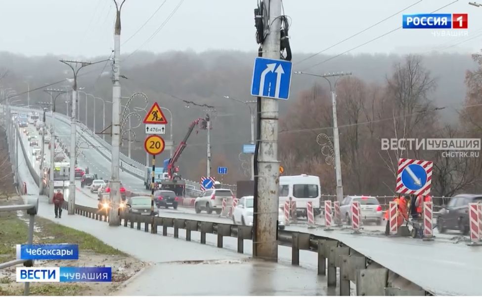 1 декабря открыто движение по Гагаринскому мосту в Чебоксарах 