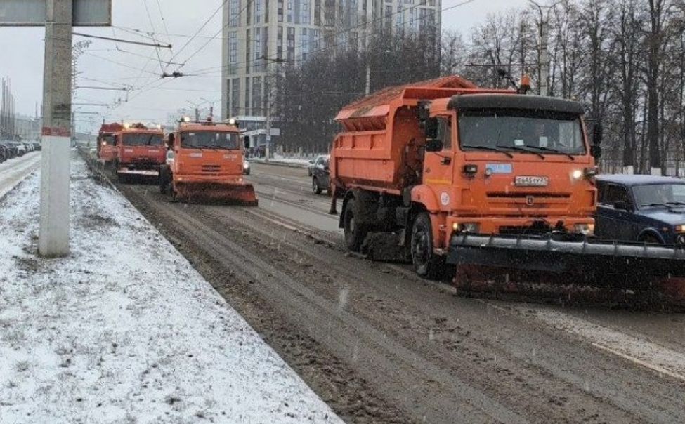 В администрации Чебоксар объяснили принципы уборки снега