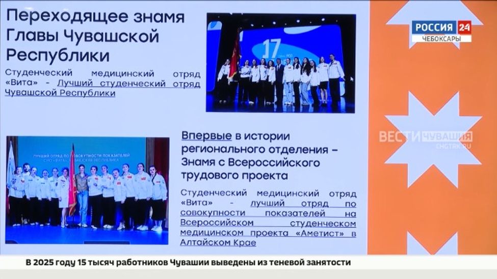 "Труд крут" : студотряды Чувашии подвели итоги 2025 года 