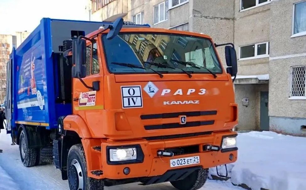 Автопарк чебоксарского %22Спецавтохозяйства%22 пополнился новыми мусоровозами