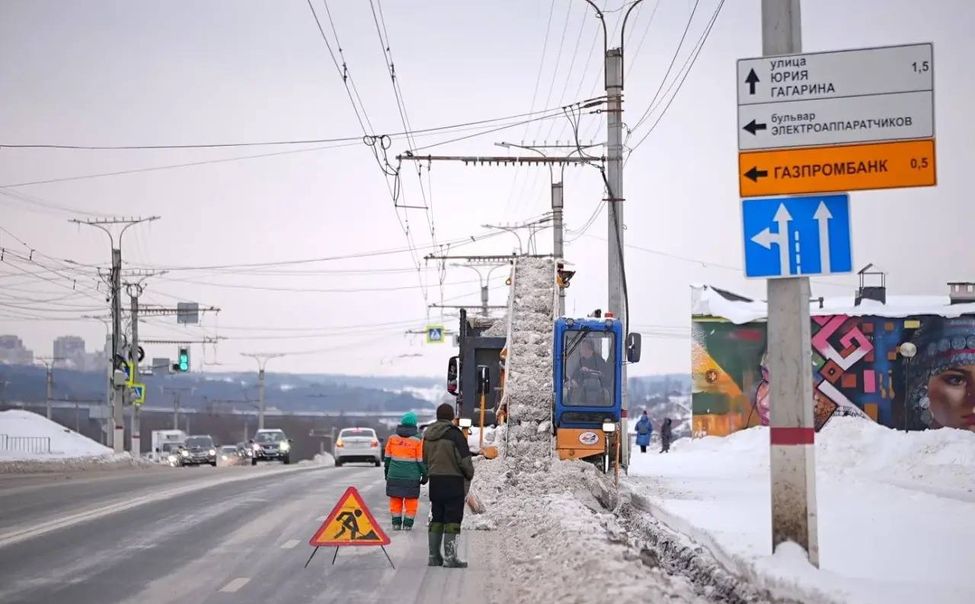 Из Чебоксар за сутки вывезли более 1200 тонн снега