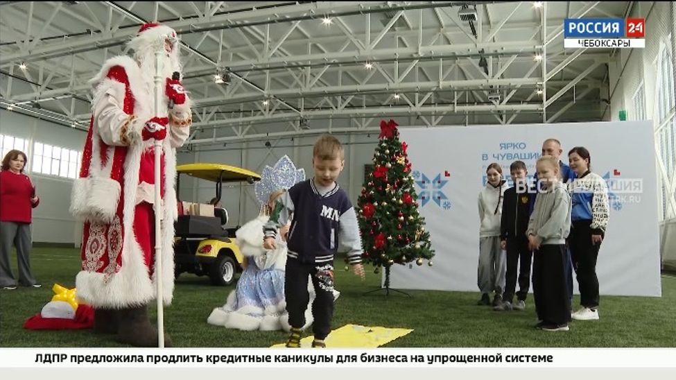 %22Елка желаний%22 и Минспорта Чувашии подарили многодетной семье подарки, квест и экскурсию