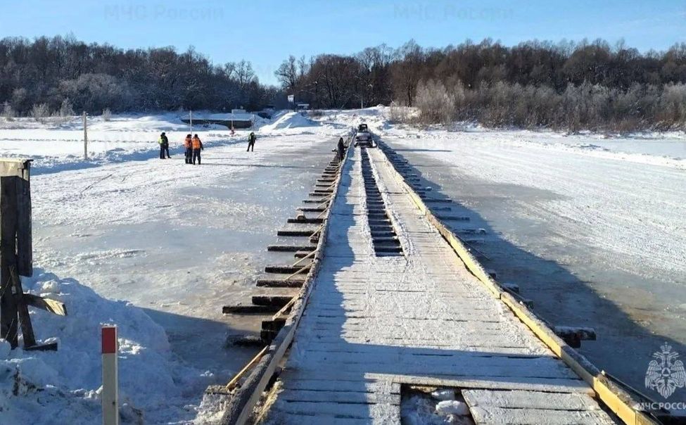 Заработала ледовая переправа между Чувашией и Нижегородской областью