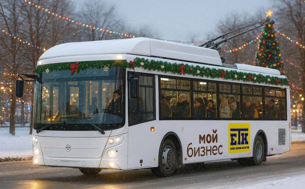 В феврале предприниматели Чувашии смогут бесплатно рекламироваться в троллейбусах