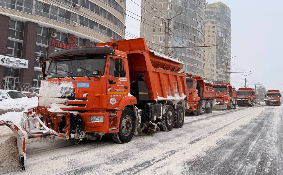Для эффективности в Чебоксарах изменили схему уборки снега