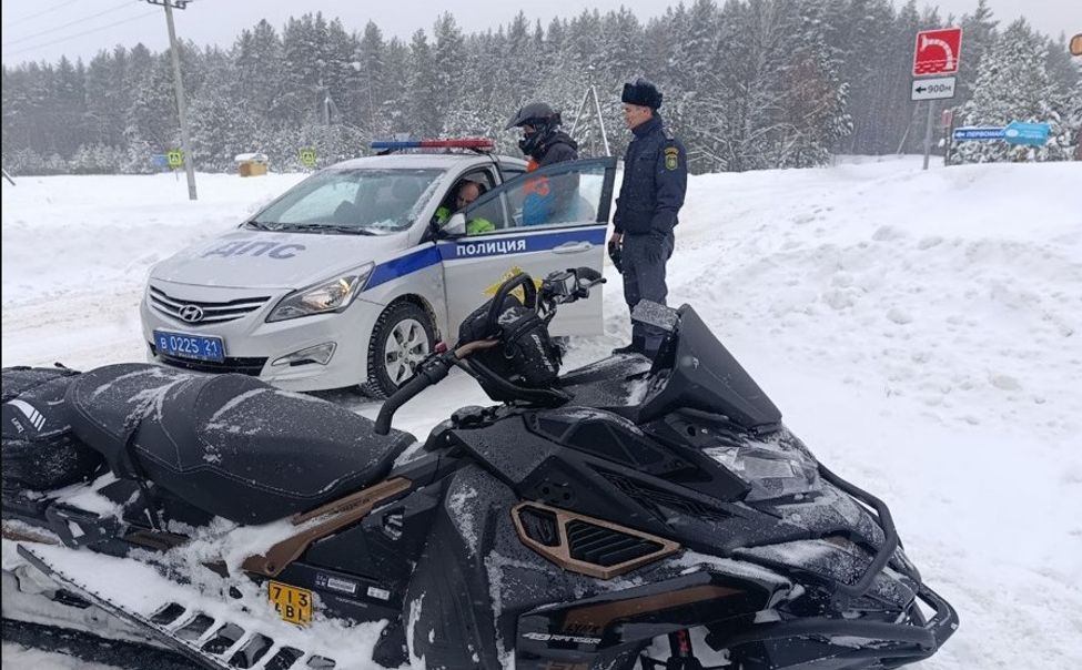 В Чувашии проходят профилактические рейды «Снежный патруль»