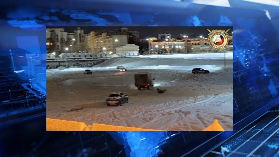 ГАИ не оценила дрифт на "ватрушках" на Площади Речников