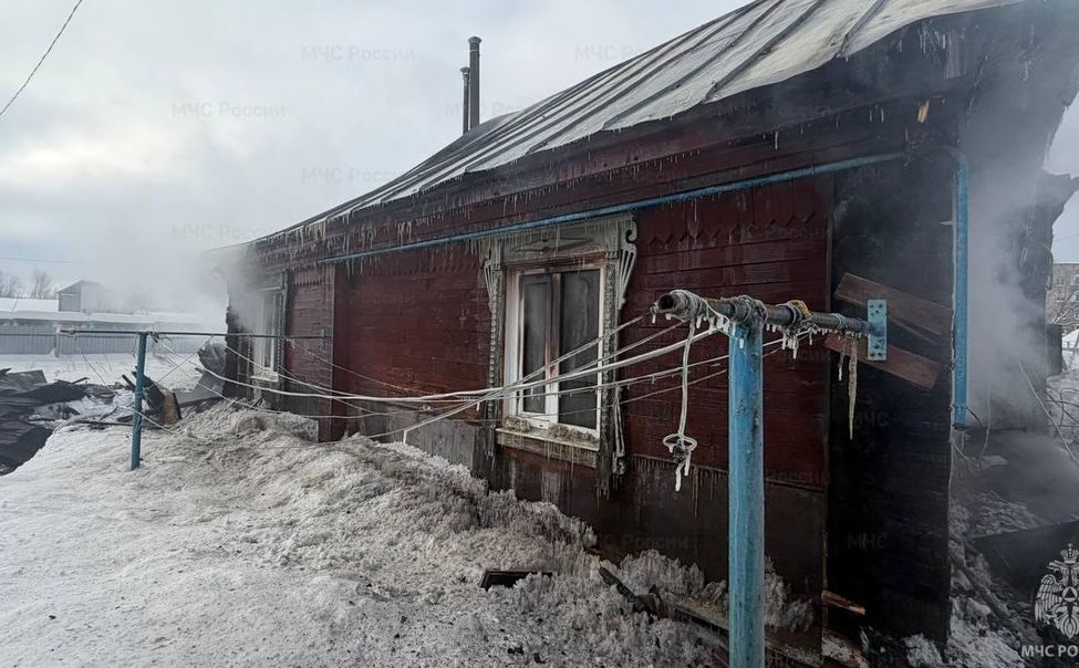 В Канаше при пожаре погиб пенсионер 
