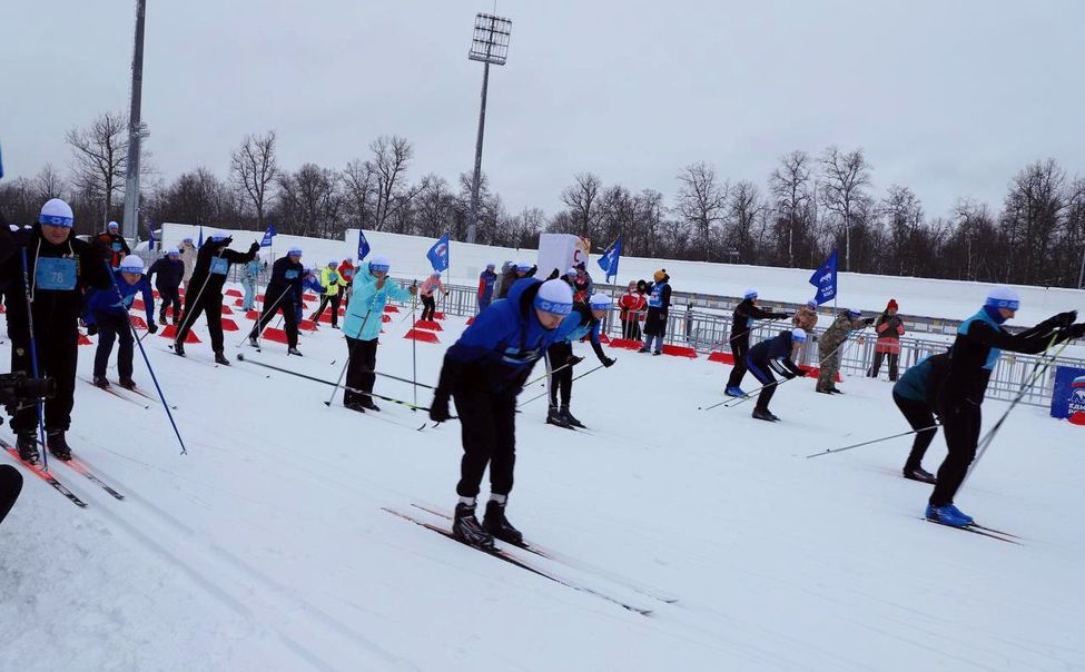 В Чувашии на «Лыжню России» вышли иностранные студенты региональных вузов