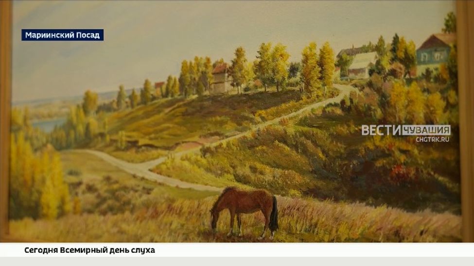 В Мариинском Посаде продолжается выставка картин Бориса Пентелькова