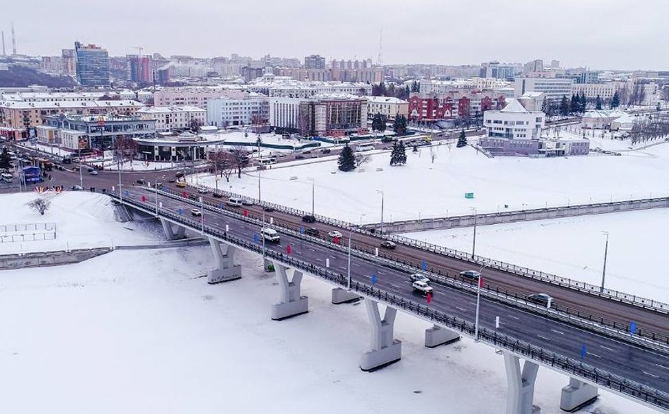 Московский мост в Чебоксарах ждет ремонта
