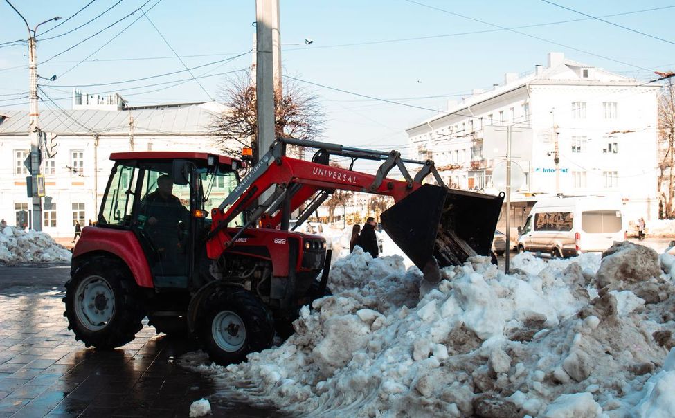 С улиц Чебоксар за неделю вывезли более 17 тыс кубометров снега