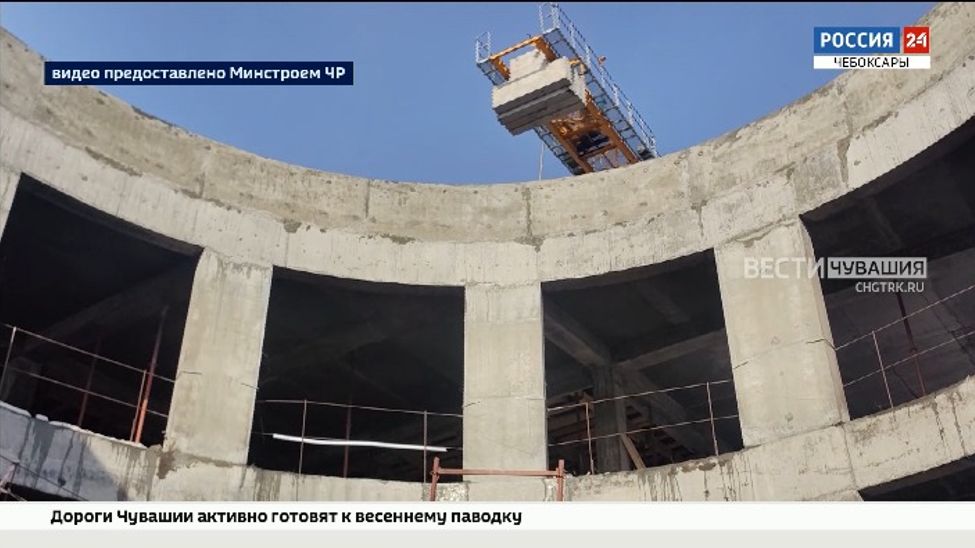 С селе Шоршелы продолжается строительство нового Музея космонавтики