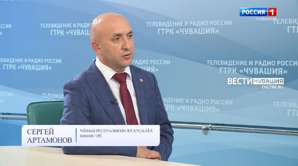 Вести. Интервью на чувашском языке. Сергей Артамонов. Выпуск от 19.07.2021