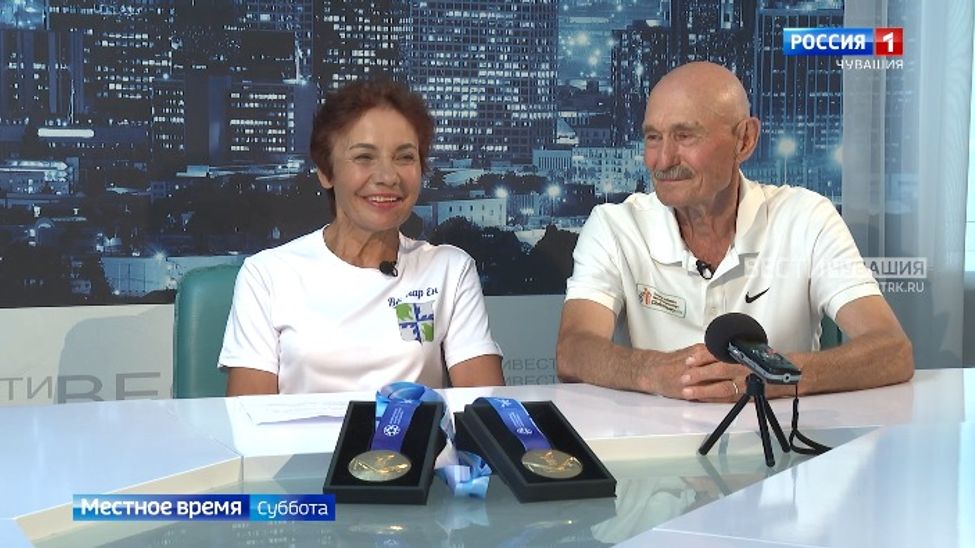 Вести. Интервью на чувашском языке. Надежда Лаврентьева и Виктор Семенов. Эфир от 14.06.2025