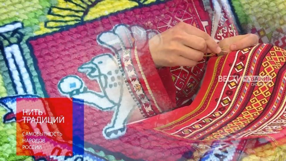 Социальный ролик "Вышитая карта России"