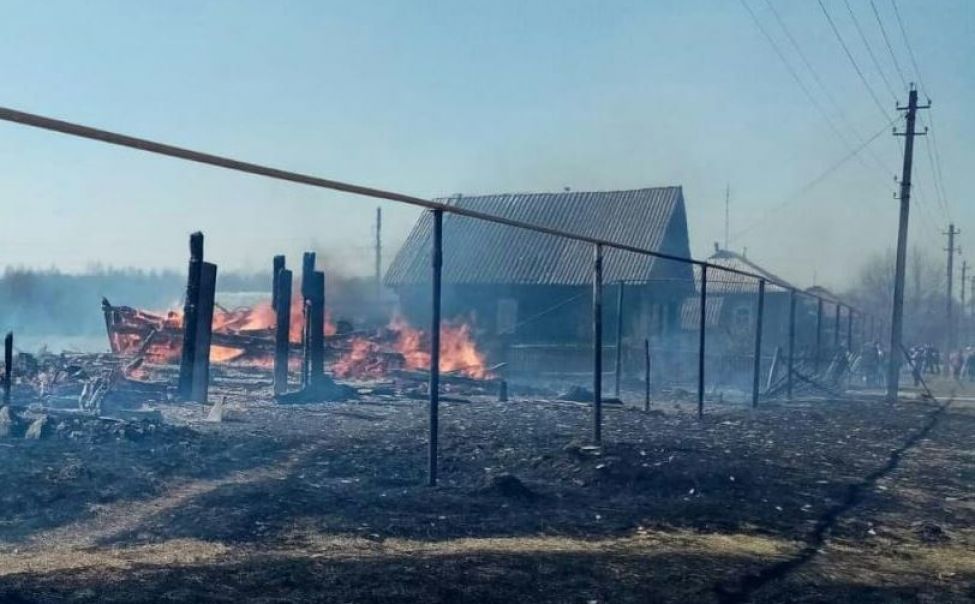 За сутки чувашские пожарные 6 раз выезжали на тушение сухой травы