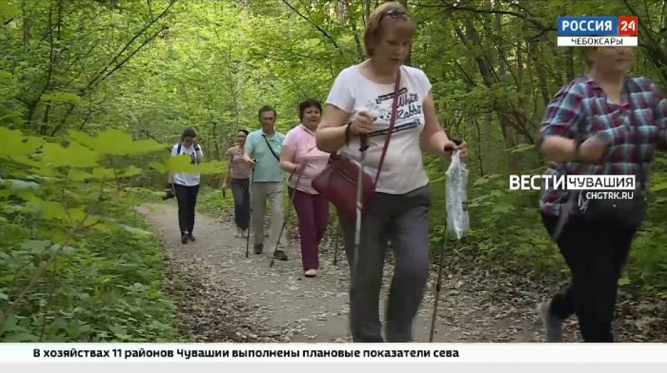 В этом году любители скандинавской ходьбы на «Зеленом марафоне» претендуют на медали В этом году любители скандинавской ходьбы на «Зеленом марафоне» претендуют на медали
