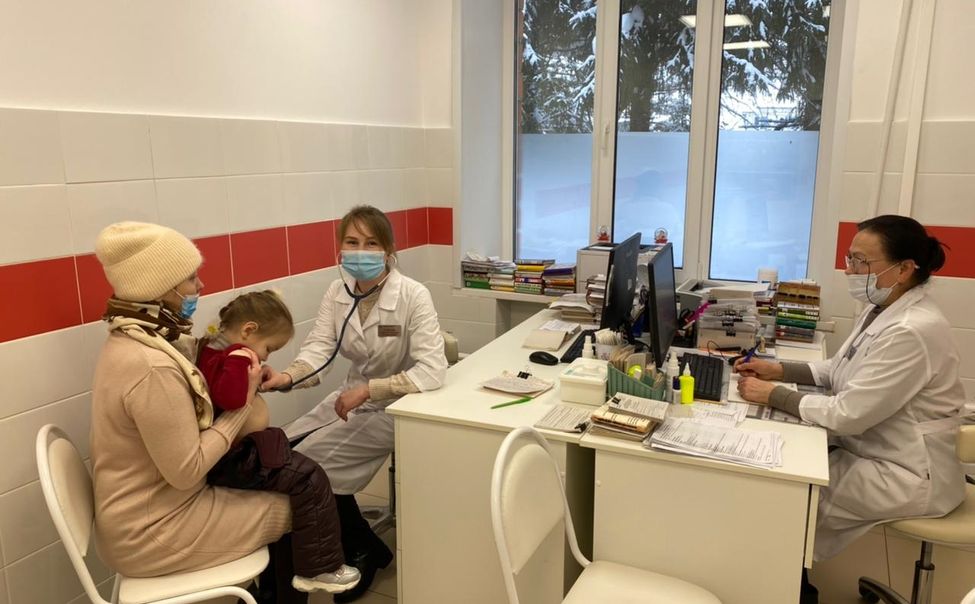 В обновленной поликлинике моргаушские педиатры приняли более 6 тысяч пациентов 