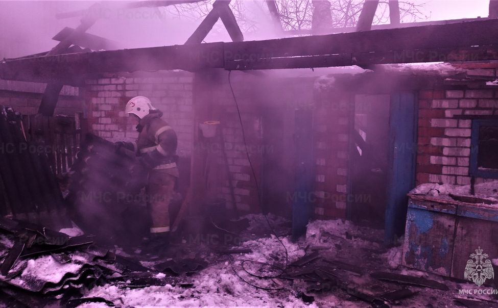 Житель Алатырского района погиб при пожаре в своем доме