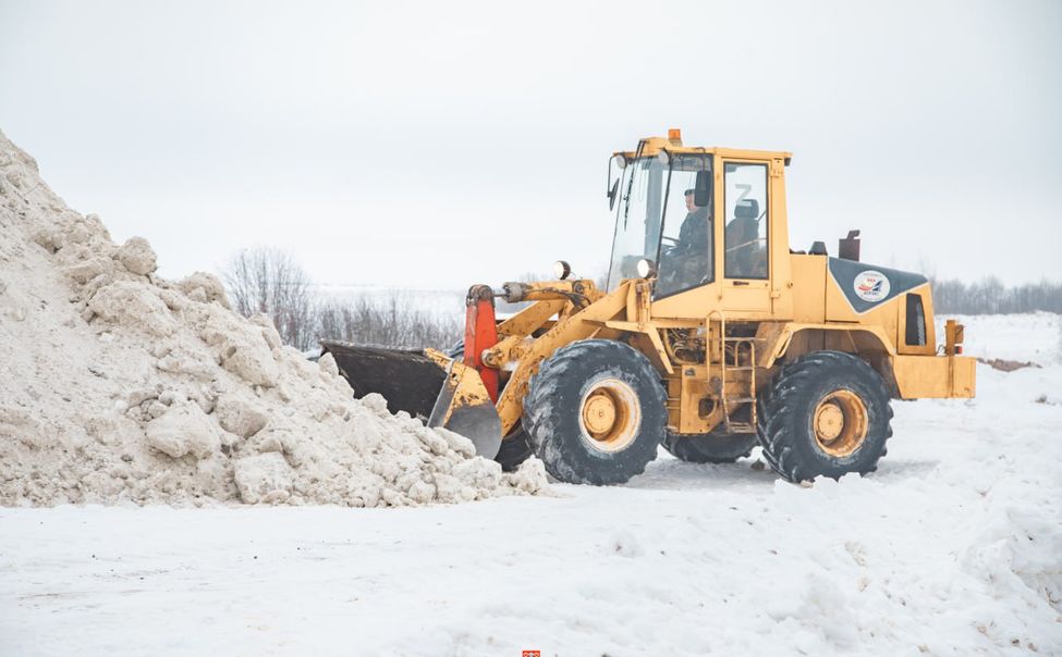 С начала зимнего сезона из Чебоксар вывезли более 128 тысяч кубометров снега