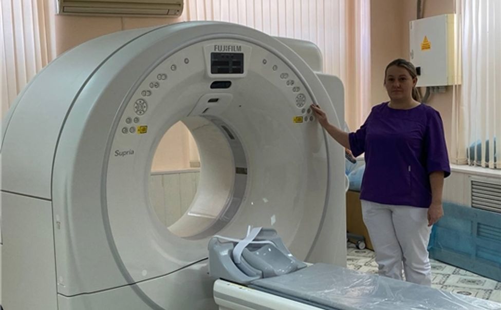 В Батыревской больнице начал работу новый компьютерный томограф