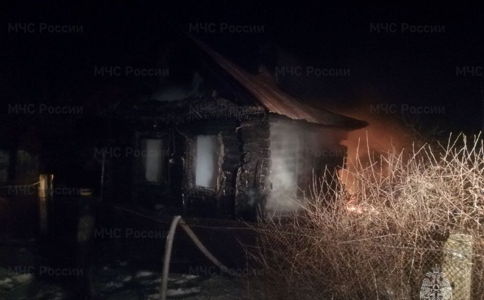 55-летний мужчина погиб при пожаре в Козловском округе