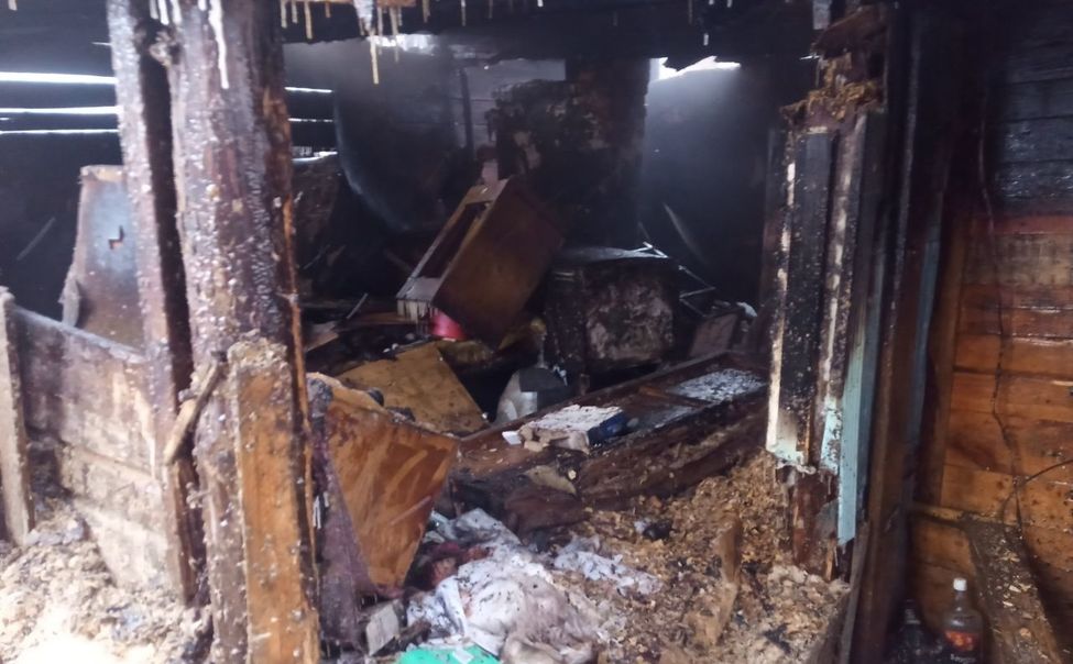 В Чебоксарах при пожаре пострадала 79-летняя хозяйка дома